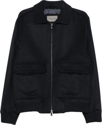 Corneliani Giacca Bomber - - Jackets - Uomo - Blu - XL