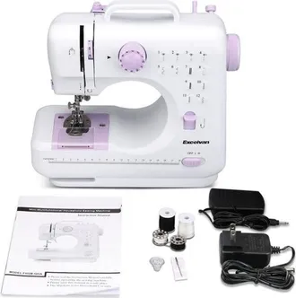 OEM M&aacute;quina De Coser Electr&oacute;nica Excelvan - Nivel Principiante - 12 Puntadas - Port&aacute;til - Dos Velocidades Ajustablestf