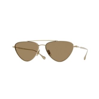 Oliver Peoples Edition 1 Zonnebril - Dames - Accessoires - Geel - Maat: 56 MM
