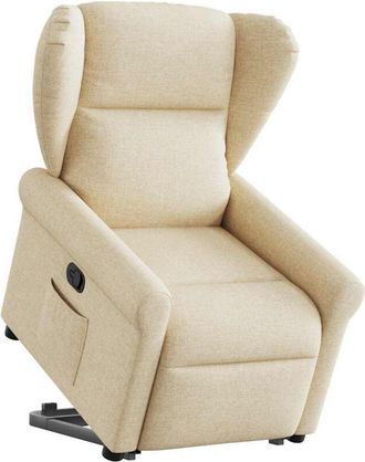 vidaXL Vidaxl - Sill&oacute;n Reclinable Elevable De Tela Color Crema