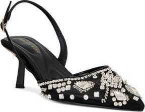 Azalea Wang Valeriy Ankle Strap Pointed Toe Pump in Black at Nordstrom Rack, Size 6