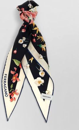 Ferragamo silk primavera print scarf