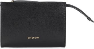 Givenchy Accessoires, Dames, Zwart, ONE Size, Leer, 4G Zip Wallet