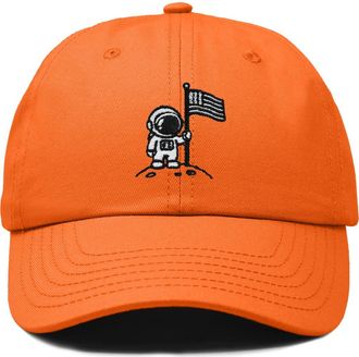 Dalix Moon Mission Dad Cap in Orange at Nordstrom