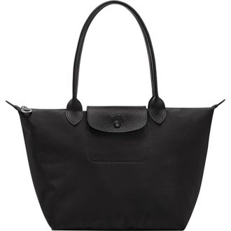 Longchamp Medium Le Pliage One Nylon Shoulder Tote in Black at Nordstrom
