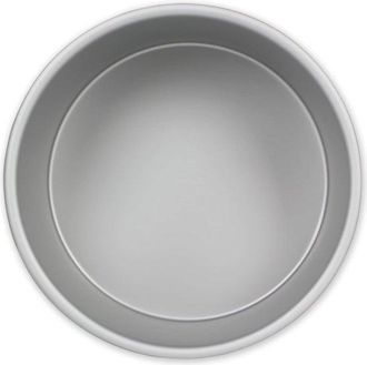 OEM Molde Para Pasteles, Molde Redondo De Aluminio Anodizado, 7 X 3 Pulgadas De Profundidad, Color Plata, 19,4 X 19,4 X 7,5 Cm