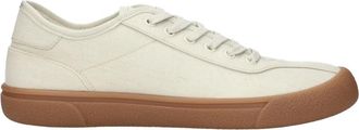 The Row Beige Stoffen Sneakers - Dames - Sneakers - Wit - 40 EU - Schoenen