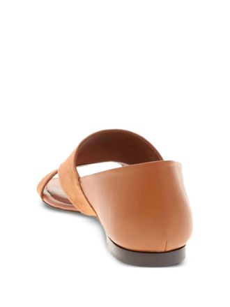 Tod's Suede and Leather Sandals - Brown