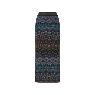 Missoni Midi Skirts, female, Multicolor, Size: XS Midi Skirt