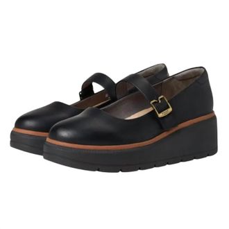 Dr. Scholls Womens Nice Day Max Jane Mary Jane Platform Loafer In Black