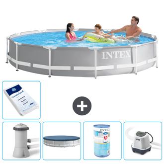Intex Piscina Prism Frame Redonda - 366x76 Cm - 8-piezas S32091