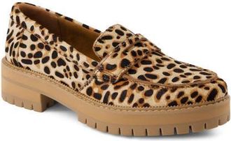 Toms Cara Platform Penny Loafer in Medium Brown at Nordstrom, Size 9.5