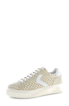 Voile Blanche Lipari Piped Sneaker in Cream at Nordstrom, Size 10Us