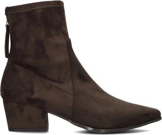Unisa Bruine enkellaarzen voor veelzijdige stijl - Dames - Cowboylaarzen - Bruin - 37 EU - Schoenen