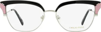 Emilio Pucci EP5147 Geometric Butterfly Eyeglasses - Black
