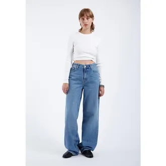 Dr. Denim Donna High Relaxed Jeans in Stream Sky Used at Nordstrom, Size 30