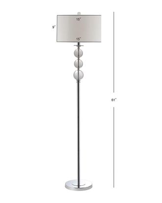 Safavieh Pipa Glass Globe Floor Lamp
