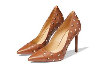 Michael Kors Keke Toe Cap Pump Womens Shoes Luggage : 5 M