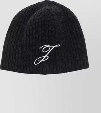 Jacquemus spiral ribbed knit hat