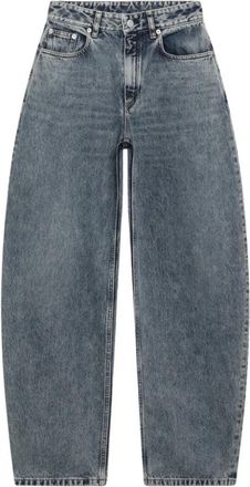Alaia Jeans, Dames, Blauw, W28, Denim, Round Denim Jeans