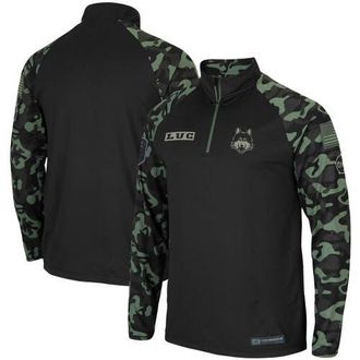 Colosseum Mens Colosseum Black Loyola Chicago Ramblers OHT Military Appreciation Take Flight Raglan Quarter-Zip Jacket at Nordstrom, Size X-Large