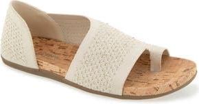 Kenneth Cole Reaction Sential Rhinestone Knit Sandal in Natural Knit at Nordstrom Rack, Size 6.5