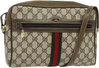Gucci Pre-owned Plastic Cross Body Bag - Dames - Vintage Schoudertas - Beige - ONE Size - Vintage