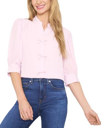 CeCe by Cynthia Steffe Regular Fit Button Up