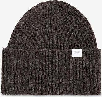 Norse Projects Rippstrickm&uuml;tze aus Merinowolle Standard