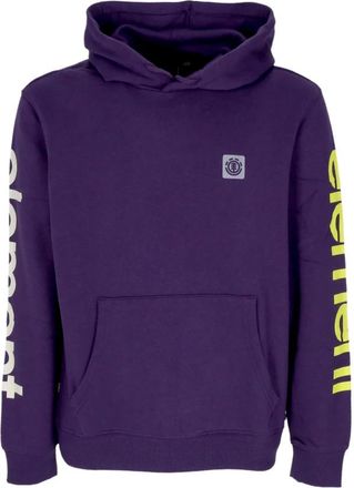 Element Verstelbare Hoodie Joint 2.0 Grape - Heren - Hoodies - Paars - S - Katoen - Hoodies & sweatvesten