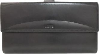 Loewe Pre-owned Lange portemonnee (bi-fold) - Dames - Vintage Accessoires - Zwart - ONE Size - Leer - Vintage