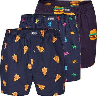 Happyshorts X Mens Boxer Shorts with Suspense, Design 19, M