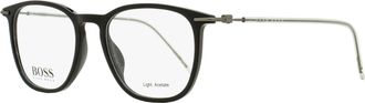 HUGO BOSS B1313 Pantos Acetate Eyeglasses - Black