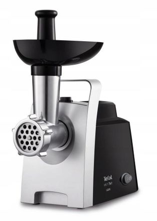 T-fal Hv1 Ne1098 Picadora El&eacute;ctrica Negra Y Plateada Potente