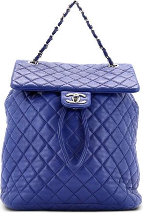 Chanel Urban Spirit Quilted Lambskin Large backpack - Blauw