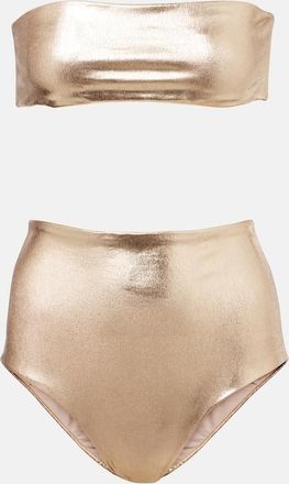 Adriana Degreas Bikini a fascia e a vita alta