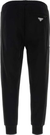 Prada Cotton Blend Joggers - Black