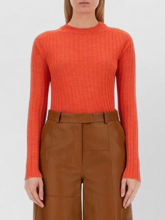 Alysi ribbed slim-fit knitted top