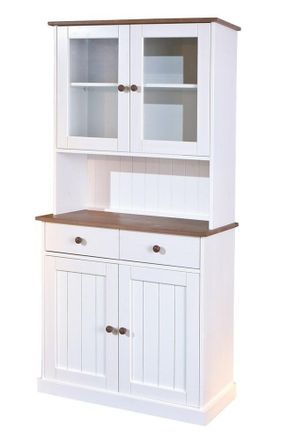 Inter Link SAS Mobile Soggiorno Credenza Westerland 4ante+2c. 90x45x181h Pino Massello Inter Link