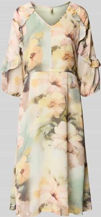 Soyaconcept Midikleid mit V-Ausschnitt in Mint, Gr&ouml;&szlig;e XXL