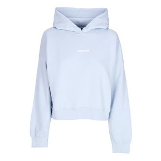 PROPAGANDA Lichtgewicht trainings sweatshirt met capuchon - Dames - Hoodies - Blauw - M - Katoen - Hoodies & sweatvesten