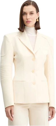 Patrizia Pepe Mujer, Chaquetas, Beige, Talla: M
