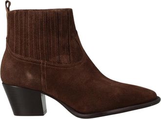 Anna F. Texaanse Enkellaars - Dames - Schoenen - Bruin - Maat: 36 EU Leer