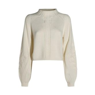 Twinset Coltruien - Dames - Coltruien - Wit - S - Truien & Vesten