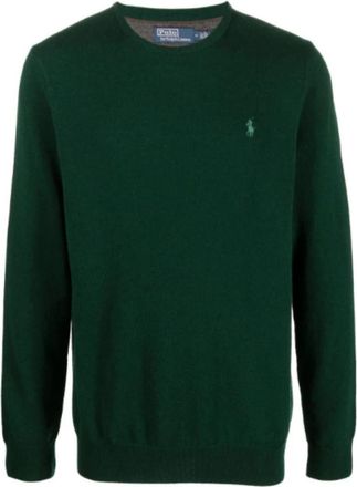 Ralph Lauren Truien - Heren - Ronde hals truien - Groen - XL - Truien & Vesten