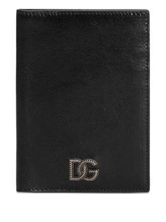 Dolce & Gabbana Custodia passaporto con logo - Nero