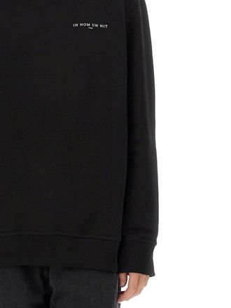 Ih Nom Uh Nit Crown Mask Print Sweatshirt - Black