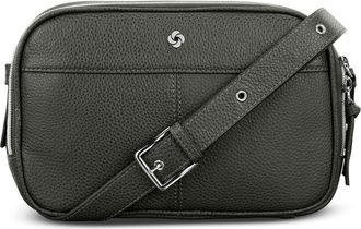 Samsonite Mobile Solution 2 Leather Crossbody Bag in Olive at Nordstrom