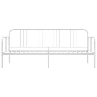 Berkfield Home Sofa Bed Frame White Metal 90x200 cm