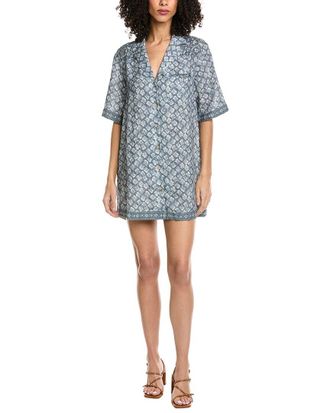 Faherty Paradise Point Linen Mini Dress